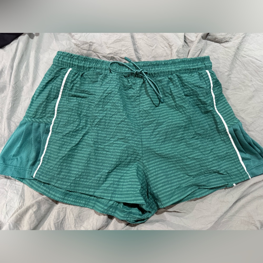 Avia Green Drawstring Sports Shorts